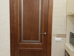 Дверь из массива дуба с парящей филенкой